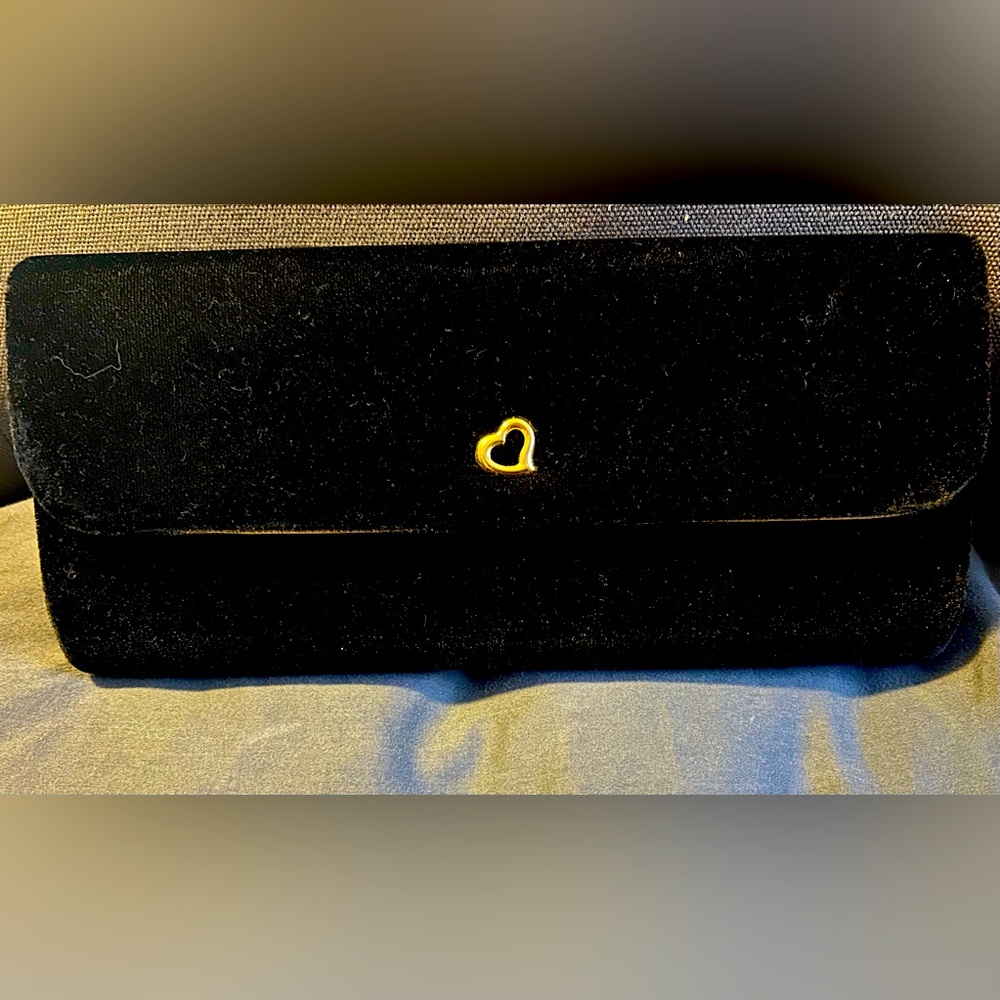 Victoria's Secret Black and Gold Clutch